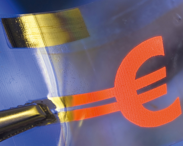OLED encapsulation In the future, encapsulation films for flexible organic light-emitting diodes (OLEDS) can be produced without defects.